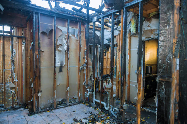 Professional Emergency Fire Cleanup technician working in Valley Stream, NY